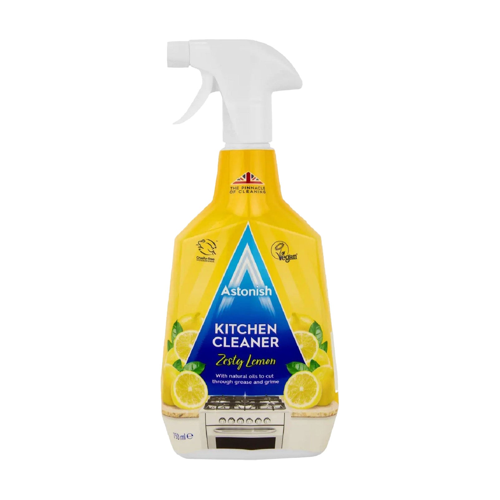 Універсальний очищувач для кухні Astonish Kitchen Cleaner Лимон, 750 мл